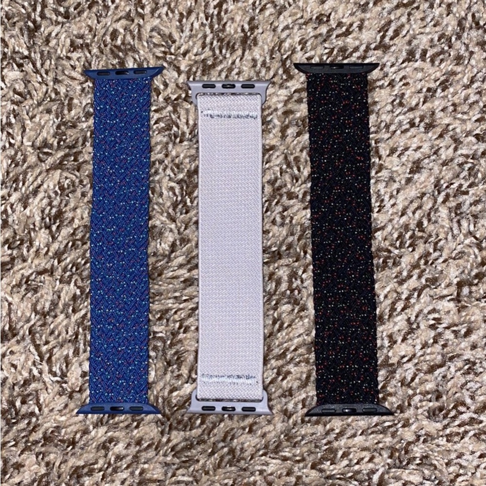 Bundle of 3 Apple Watch 38MM Stretchy Bands